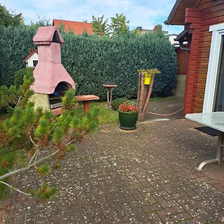 بيت للعطل Neu Blockbohlenhaus 600 Meter Zum *